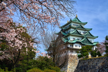 Картинка города замки+японии замок
