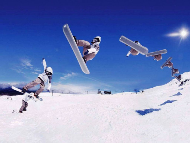 Обои картинки фото спорт, сноуборд