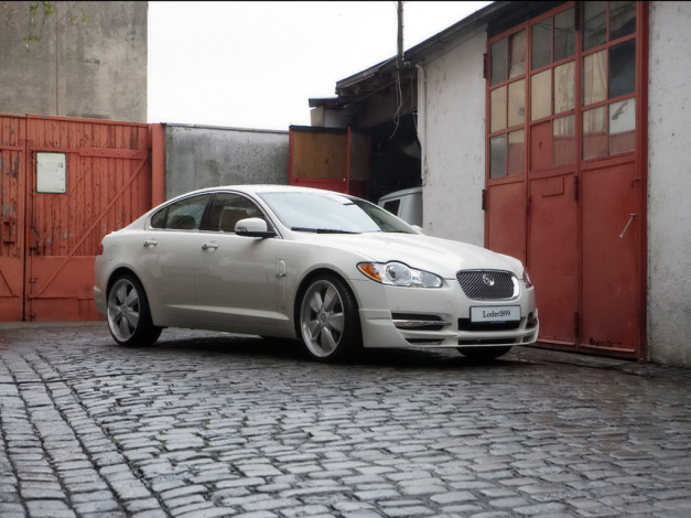 Обои картинки фото 2008, loder1899, jaguar, xf, автомобили