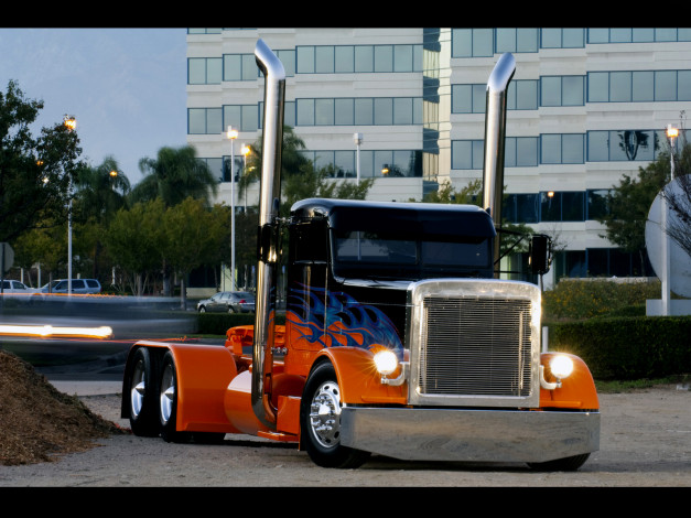 Обои картинки фото автомобили, peterbilt