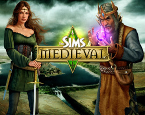 обоя the, sims, medieval, видео, игры
