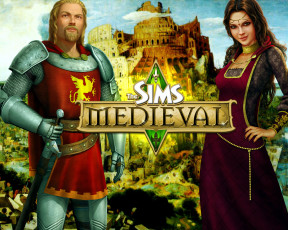 обоя the, sims, medieval, видео, игры