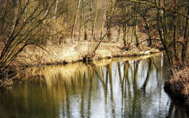 Обои картинки фото природа, реки, озера, река, весна