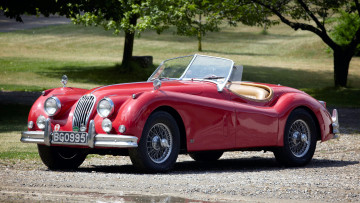 Картинка jaguar xk140 автомобили великобритания land rover ltd