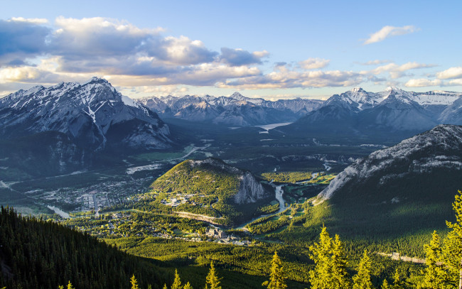 Обои картинки фото banff, national, park, alberta, canada, природа, горы, альберта, канада, банф