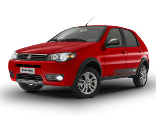 Картинка автомобили fiat fire 178 way palio красный 2014г