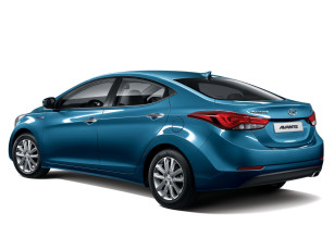 Картинка автомобили hyundai 2014г drive avante md синий blue