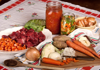 Картинка еда разное ингредиенты мясо овощи