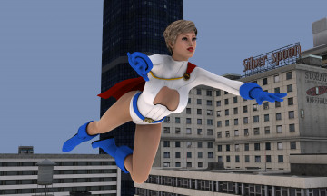 Картинка observers 3д+графика fantasy+ фантазия полет супермен