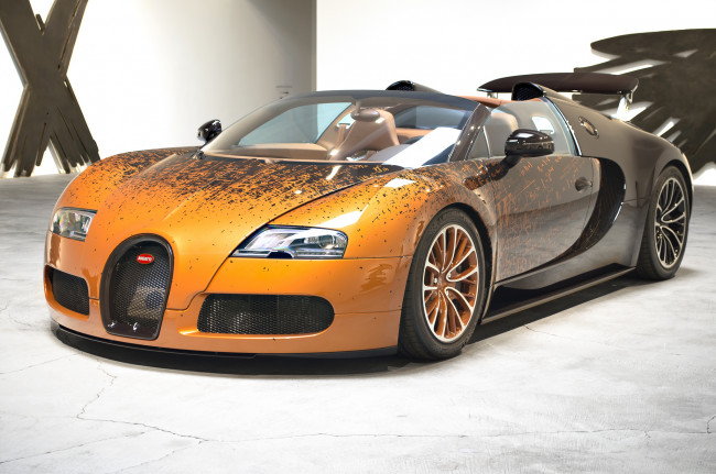 Обои картинки фото bugatti veyron grand sport vitesse, автомобили, bugatti, франция, класс-люкс, a, спортивные, s, automobiles