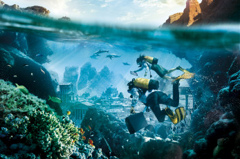 Картинка фэнтези иные+миры +иные+времена другие миры измерение дайвинг подводный мир