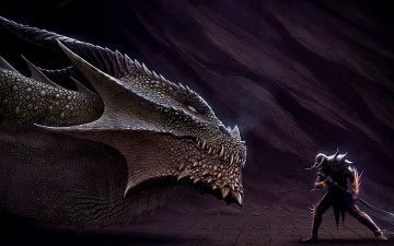 Картинка фэнтези драконы монстр морда рыцарь дракон