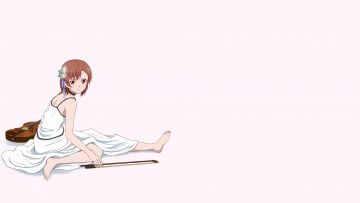Картинка аниме toaru+majutsu+no+index фон девушка взгляд