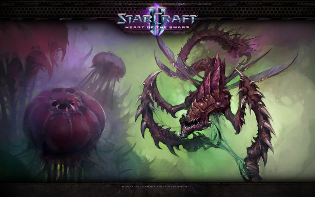 Обои картинки фото видео игры, starcraft ii,  heart of the swarm, игра, стратегия, heart, of, the, swarm, starcraft, 2