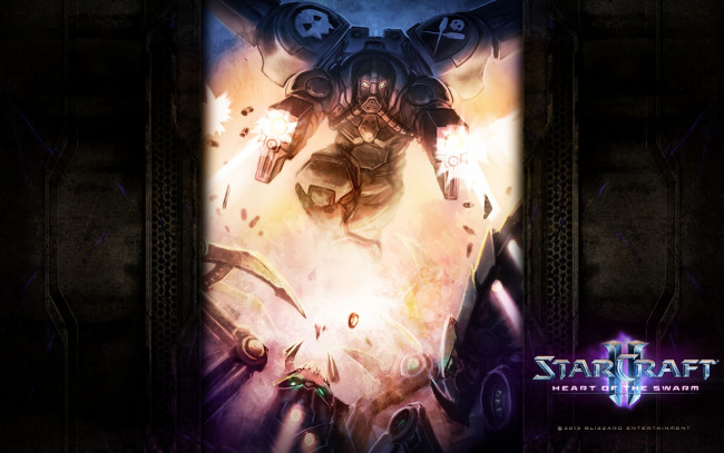 Обои картинки фото видео игры, starcraft ii,  heart of the swarm, starcraft, 2, игра, стратегия, heart, of, the, swarm