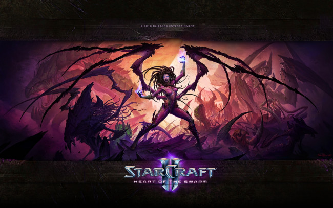 Обои картинки фото видео игры, starcraft ii,  heart of the swarm, стратегия, starcraft, 2, heart, of, the, swarm, игра