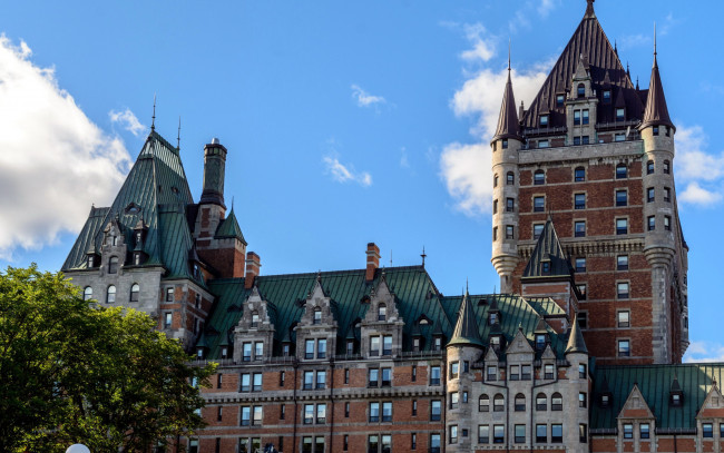 Обои картинки фото chateau frontenac, города, квебек , канада, chateau, frontenac