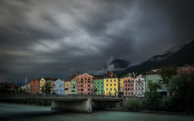 Обои картинки фото innsbruck, инсбрук австрия, города, - мосты, инсбрук, австрия