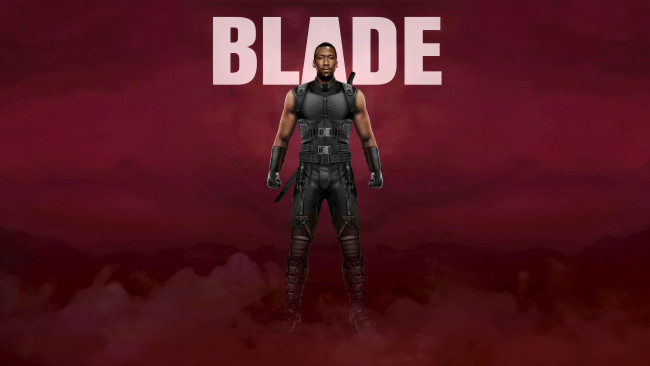 Обои картинки фото blade , 2025, кино фильмы, -unknown , другое, ужасы, фантастика, фэнтези, боевик, блэйд, blade, mahershala, ali, digital, art