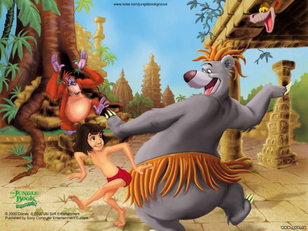 Обои картинки фото мультфильмы, the, jungle, book