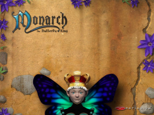 обоя monarch, the, butterfly, king, видео, игры
