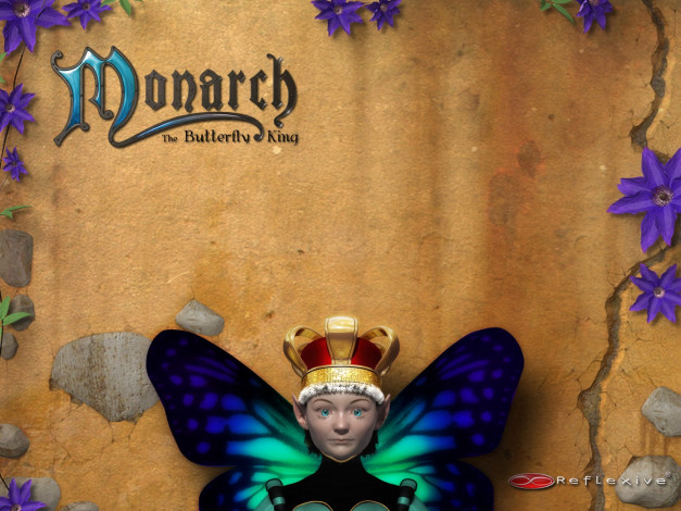 Обои картинки фото monarch, the, butterfly, king, видео, игры