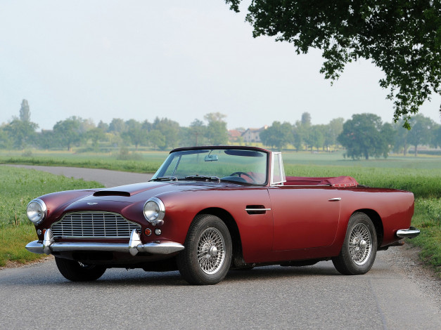 Обои картинки фото 1962, aston, martin, db4, convertible, автомобили, ретро