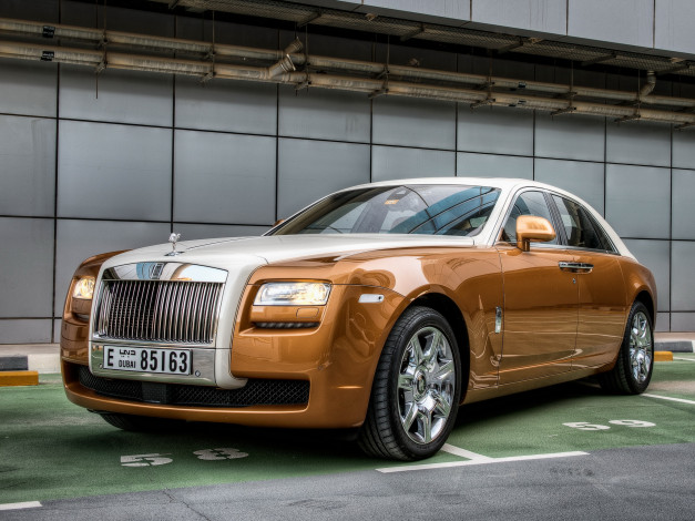 Обои картинки фото rolls, royce, ghost, автомобили, rolls-royce, motor, cars, ltd, класс-люкс, великобритания