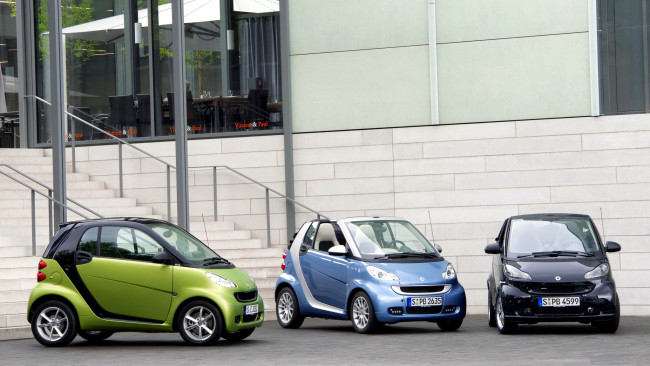 Обои картинки фото smart, автомобили, германия, малый, класс, особо, daimler, ag