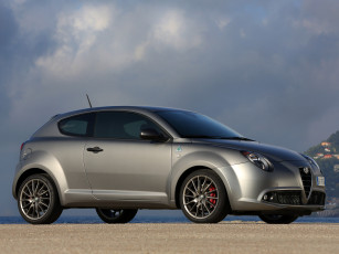 обоя автомобили, alfa romeo, verde, темный, 2014, г, 955, mito, quadrifoglio, alfa, romeo