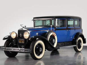 Картинка автомобили классика 8630 fisher sedan синий imperial 7-passenger cadillac 341-b v8 1929г