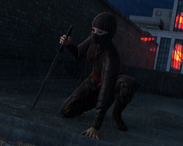 Обои картинки фото ninja,  story revenge, 3д графика, фантазия , fantasy, ниндзя