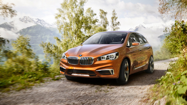 Обои картинки фото bmw active tourer outdoor concept 2013, автомобили, bmw, 2013, concept, outdoor, active, tourer