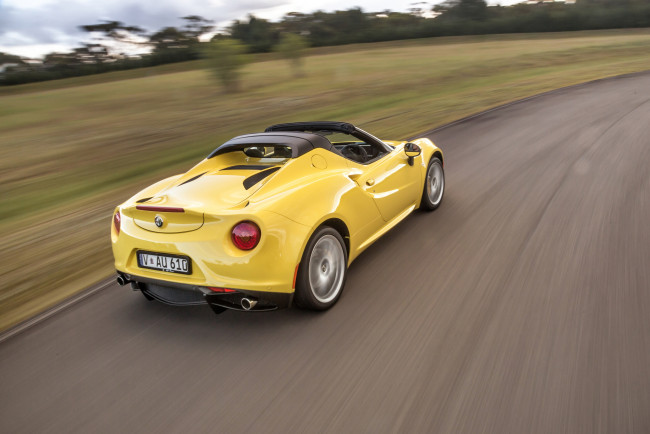 Обои картинки фото автомобили, alfa romeo, 4c, spider, alfa, romeo, 2015г, 960, au-spec