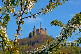 Картинка castle+hohenzollern города замки+германии castle hohenzollern