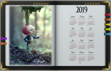 Картинка календари фэнтези существо редис