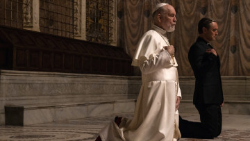 обоя кино фильмы, the new pope , сериал, священники, молитва
