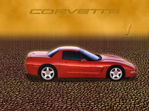 обоя автомобили, corvette