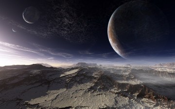 Картинка 3д графика atmosphere mood атмосфера настроения планеты