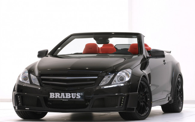 Обои картинки фото brabus, v12, cabriolet, 2011, автомобили, авто, e