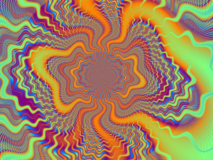 Картинка 3д графика fractal фракталы цвет узор фон