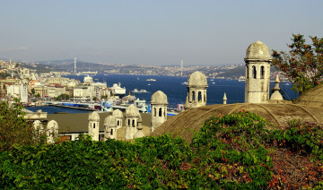 обоя istanbul, turkey, города, стамбул, турция, панорама
