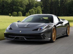 обоя автомобили, ferrari, novitec, темный, 2014г, speciale, 458, rosso