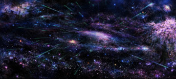 Картинка разное компьютерный+дизайн туманность планета звёздное небо облака арт кометы космос звёзды гора iy tujiki