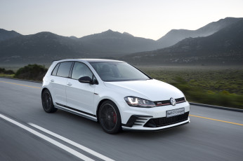 обоя автомобили, volkswagen, golf, gti, clubsport, 5-door, za-spec, typ, 5g, 2016г