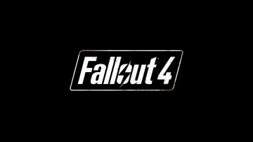обоя видео игры, fallout 4, фон, логотип