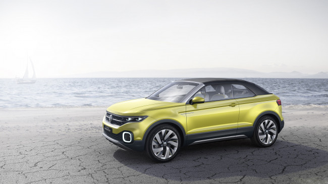 Обои картинки фото volkswagen t-cross breeze concept 2016, автомобили, volkswagen, breeze, t-cross, concept, 2016