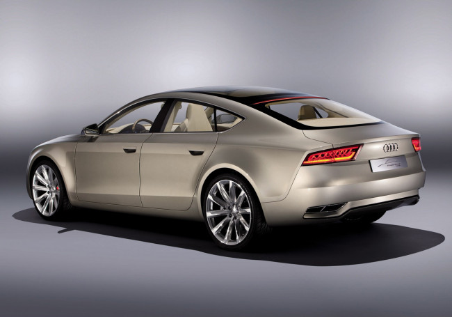 Обои картинки фото audi sportback concept 2009, автомобили, audi, 2009, concept, sportback