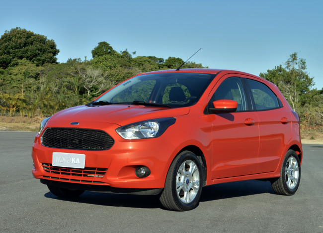 Обои картинки фото автомобили, ford, ka, br-spec, 2014г