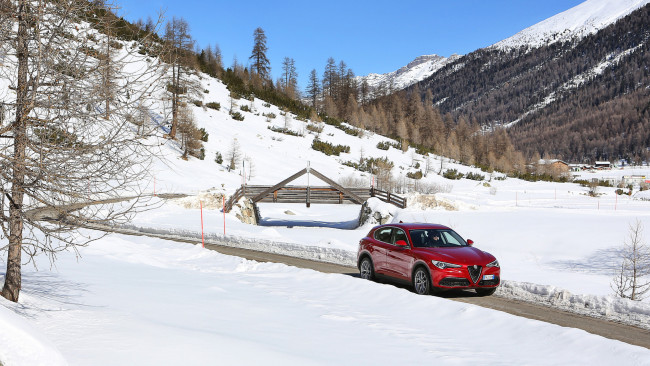 Обои картинки фото alfa romeo stelvio 2018, автомобили, alfa romeo, 2018, stelvio, alfa, romeo